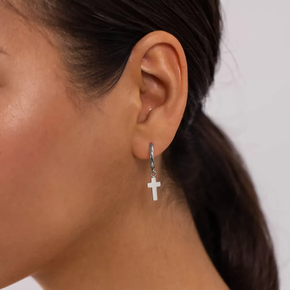 PURELEI Cross Creole Ohrringe Fashion