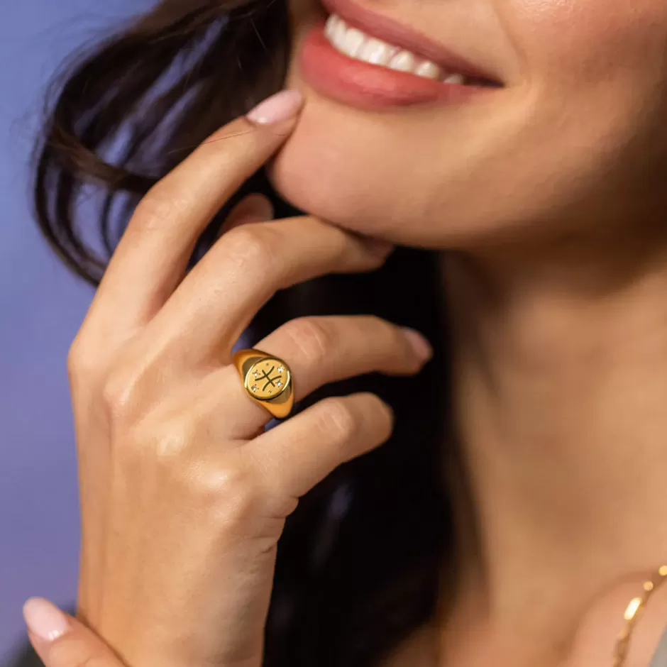 PURELEI Fische Zodiac Ring Gold Online