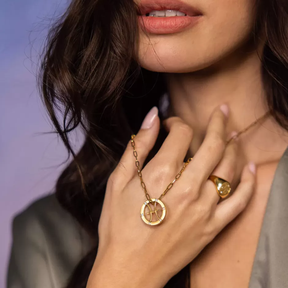 PURELEI Fische Zodiac Symbol Kette Shop