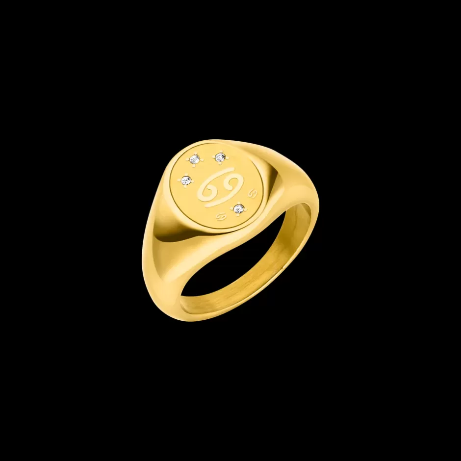PURELEI Krebs Zodiac Ring Gold Cheap