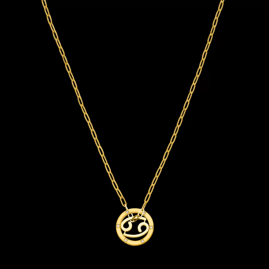 PURELEI Krebs Zodiac Symbol Kette Discount