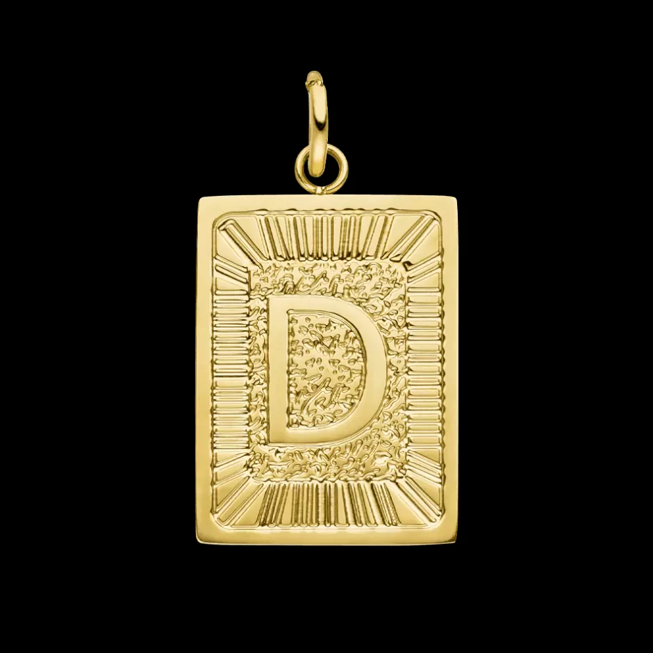 PURELEI Letter D Charm Cheap