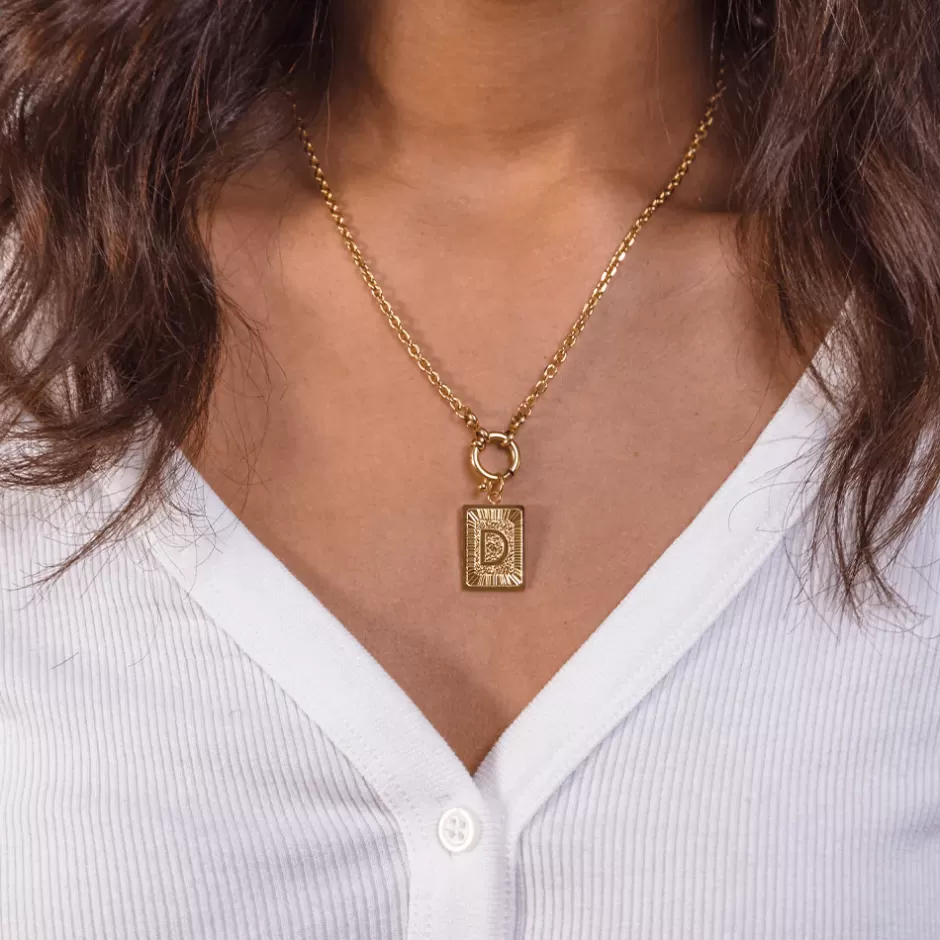 PURELEI Letter D Charm Cheap