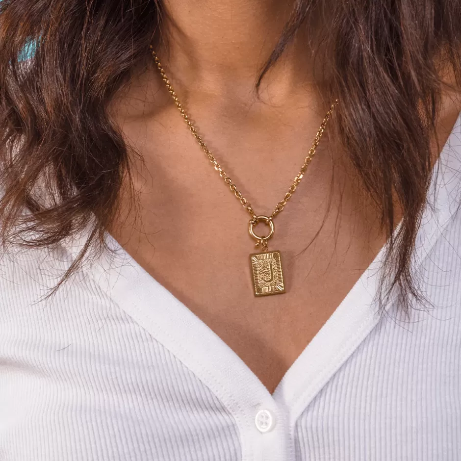 PURELEI Letter J Charm Best