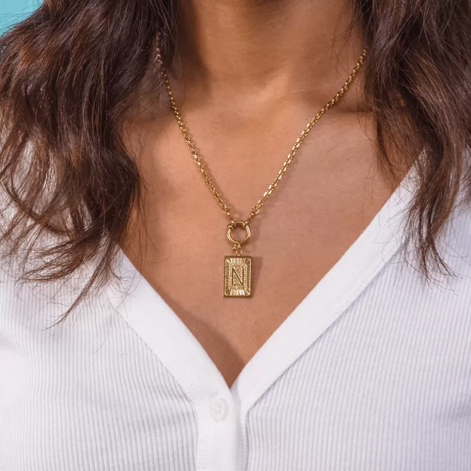 PURELEI Letter N Charm Shop