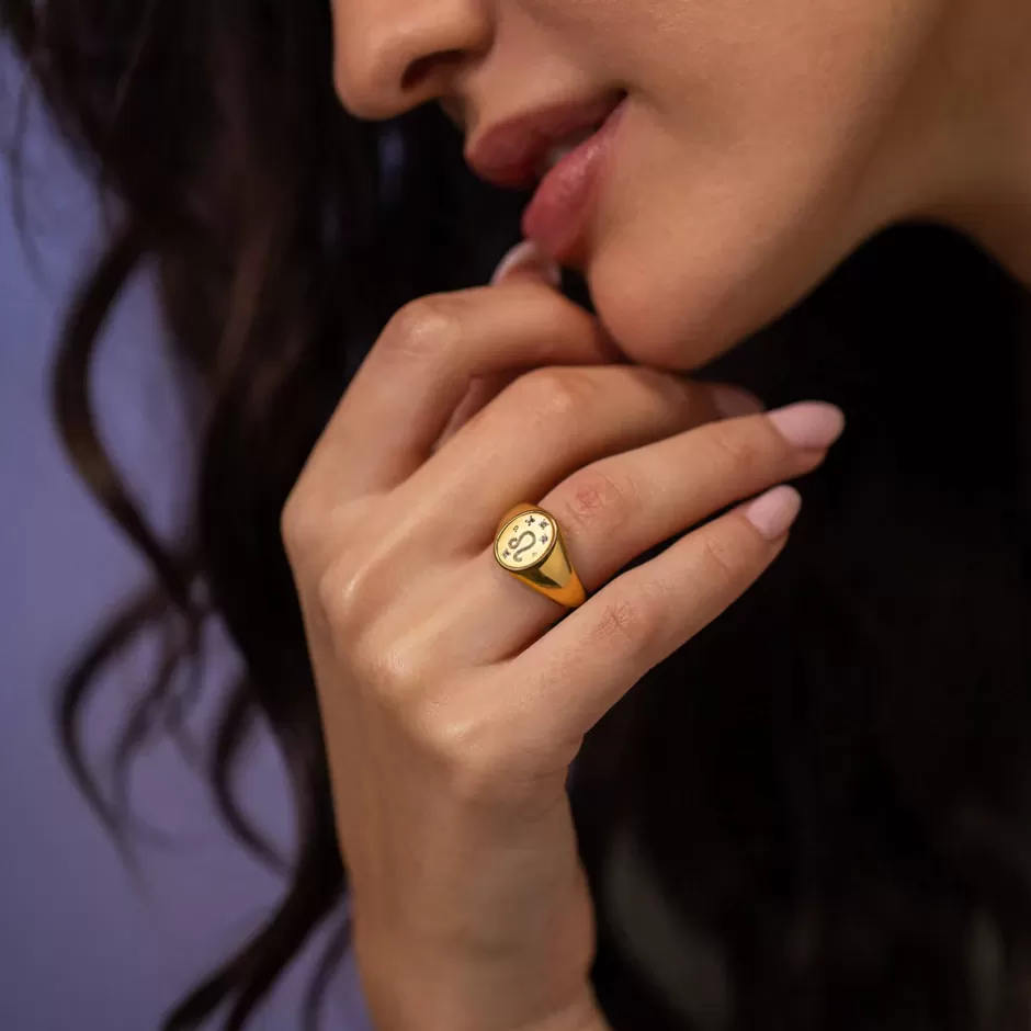 PURELEI Lowe Zodiac Ring Gold Store
