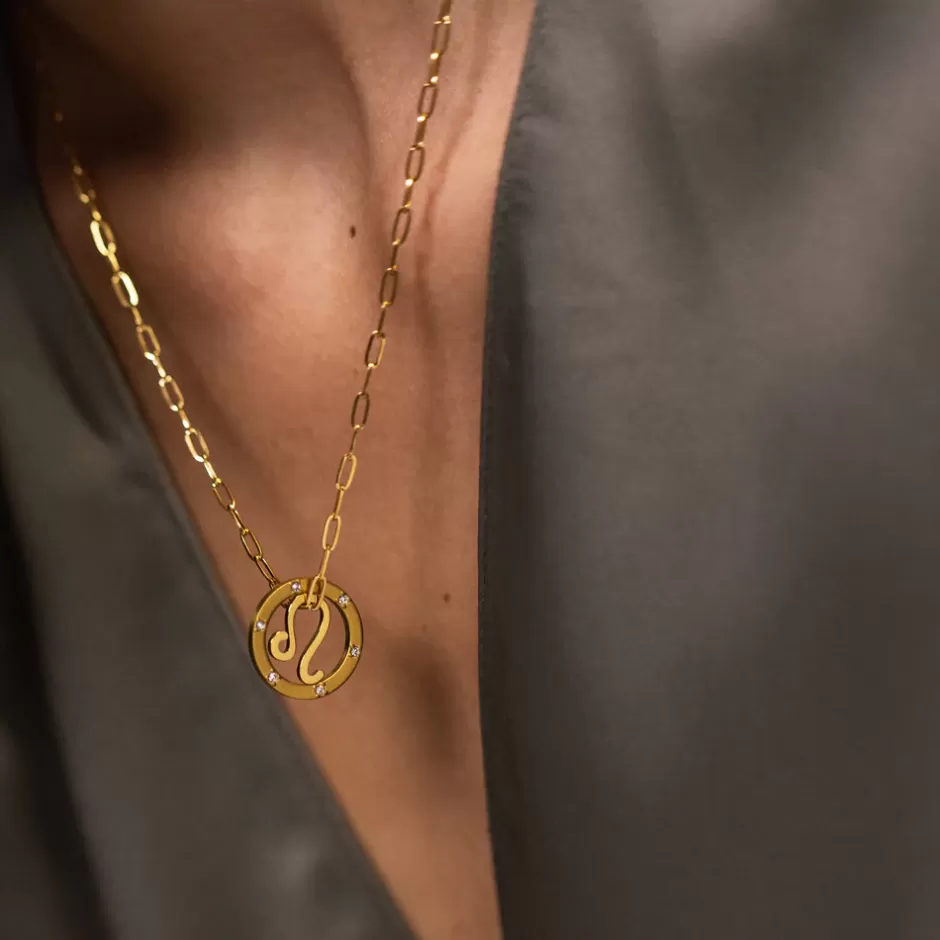 PURELEI Lowe Zodiac Symbol Kette Cheap