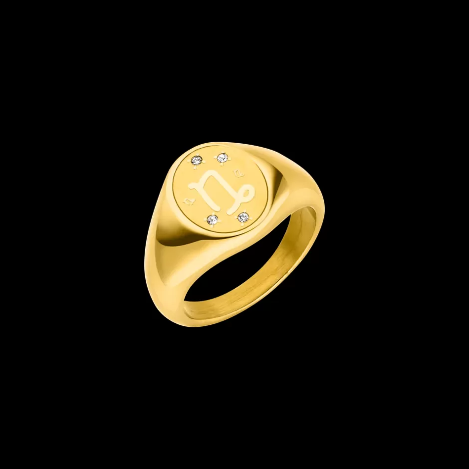 PURELEI Steinbock Zodiac Ring Gold Fashion