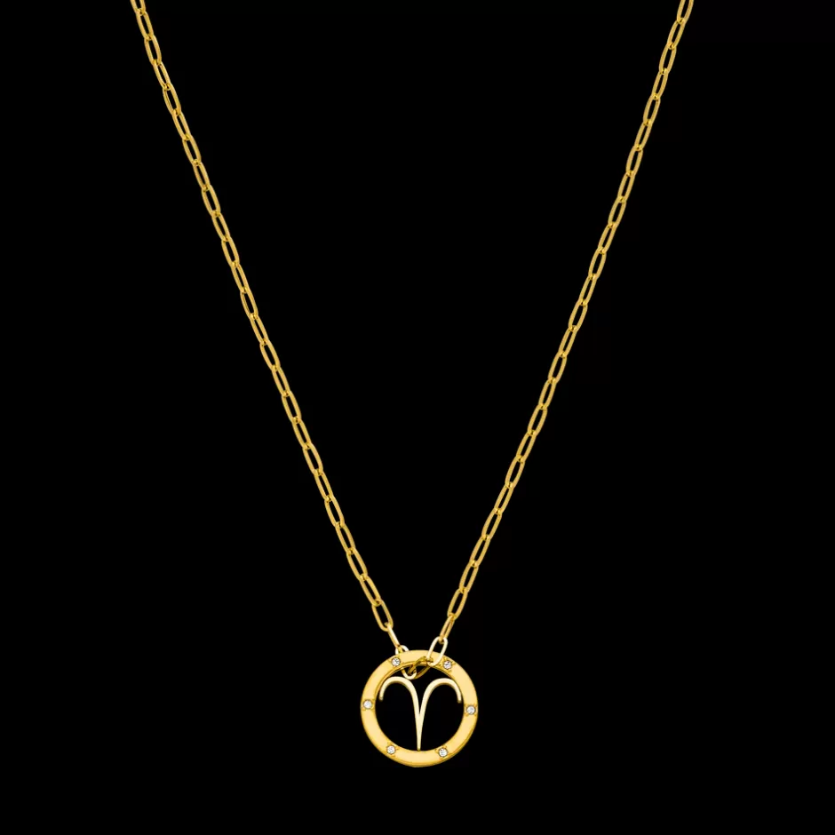 PURELEI Widder Zodiac Symbol Kette Cheap